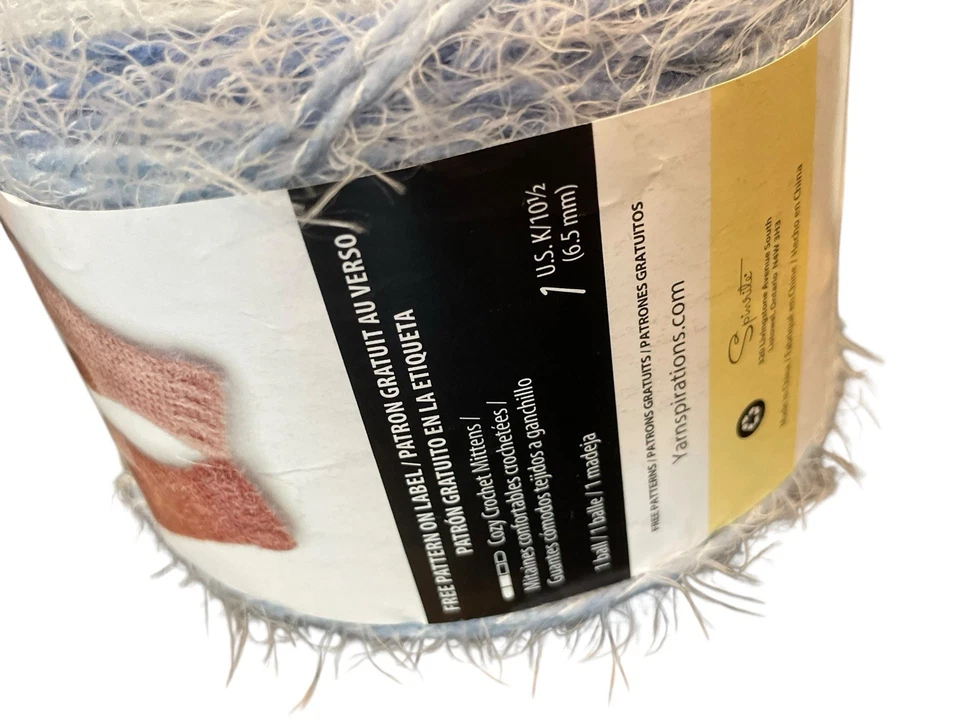 Caron Latte Cakes Yarn 530 Yd 8.8 Oz NEW Acrylic 5 Weight BLUEBERRY 22007 - Image 4 of 4