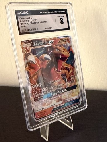 Charizard GX 20/147 Holo Burning Shadows CGC 8 2017 Pokemon