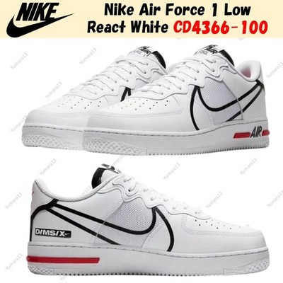 Nike Air Force 1 Low React White CD4366-100 Men's Size