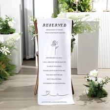 In Loving Memory Wedding Sign Reserved Signs for Wedding with Love from Heave...