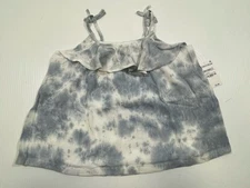 Tucker + Tate Girls Youth 100% Cotton White Tie Dye Tank Top 6