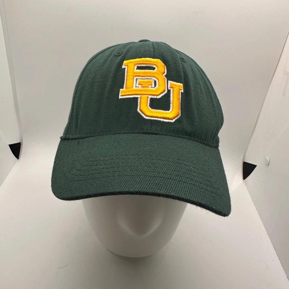 Baylor Bears Top of the World One Fit Hat Cap Adult Green Gold Embroidered - Image 2 of 4
