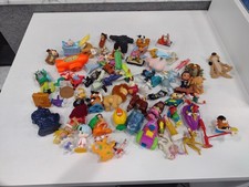 63 Lot Vintage McDonald's Burger King Toys Some Rare Disney Mattel Etc READ  