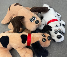 VTG Tonka Pound Puppies Newborns Plush Puppy Lot of 3 1986