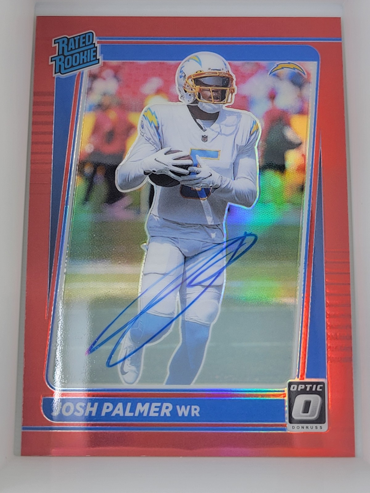Josh Palmer Panini Donruss Optic #229 Autograph-Red