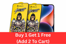 Privacy Screen Protector For iPhone 16 15 Pro Max Plus - PREMIUM Tempered Glass