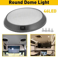 Rv Interior Led Lights 12v Switched Round Ceiling Light Fixture Camper Trailer