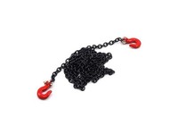 Thicon Models Haken Rot Metall Mit Kette Schwarz 96Cm - 20027