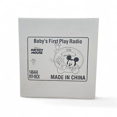 Disney Mickey Mouse Vintage 2000 Baby Play Radio Toy