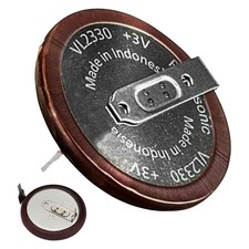 Genuine Panasonic VL2330 Rechargeable Lithium 3V 50 Ah Coin Cell/Button Battery