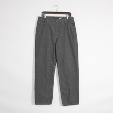 Vintage Sears Roebucks Corduroy Pants Mens 34x30 - Gray Retro Straight Leg Chino