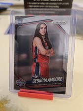 2025 Panini Prizm WNBA Georgia Amoore Silver Prizm RC Variation #140 Mystics