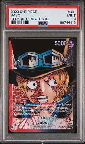 Sabo (Alternate Art) graded PSA 9 for sale on eBay