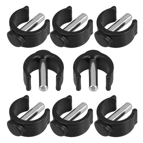 8 Pcs Toilet Chair Replacement Safety Rail Rails Locking Clips Pin - 第 2/12 張圖片