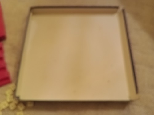 Vtg 70s Scrabble Deluxe Edition Turntable Red Trays White Tiles *Look Read* - Picture 15 of 21