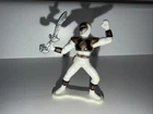 Vintage 1994 MIGHTY MORPHIN POWER RANGERS WHITE RANGER 3" FIGURE Cake Topper