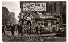 Vintage STYLE NEW ART 1930s RPPC-WOBBLY WAFFL...