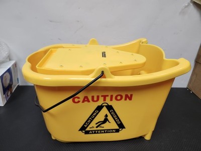 Grainger 35Qt Bucket W/ Downward Pressure Wringer New