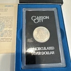 1884-CC Uncirculated $1 Morgan Silver Dollar, GSA/Box, COA