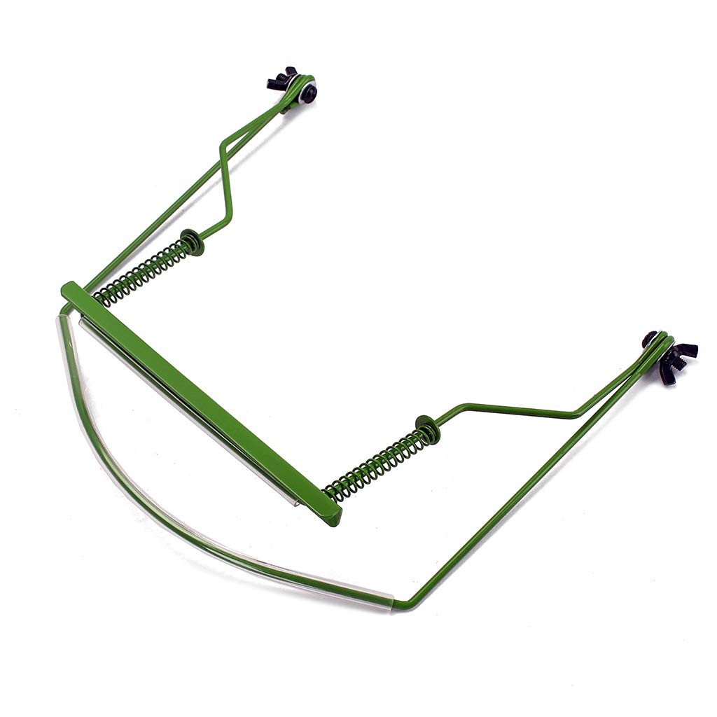 Support pour harmonica vert pour éviter la fatigue des mains