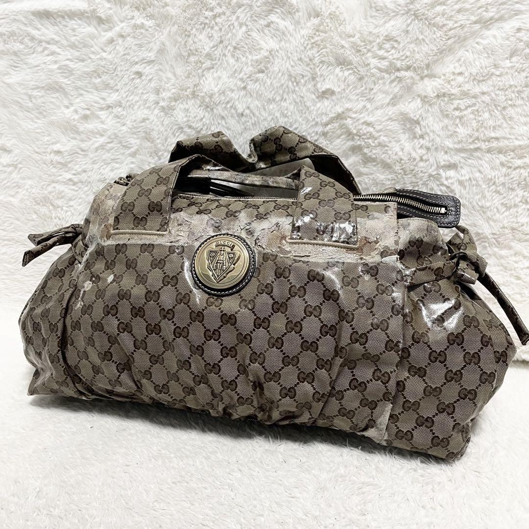 Gucci GG Crystal Hysteria Metalwork Tote Bag Spacious Multifunctional