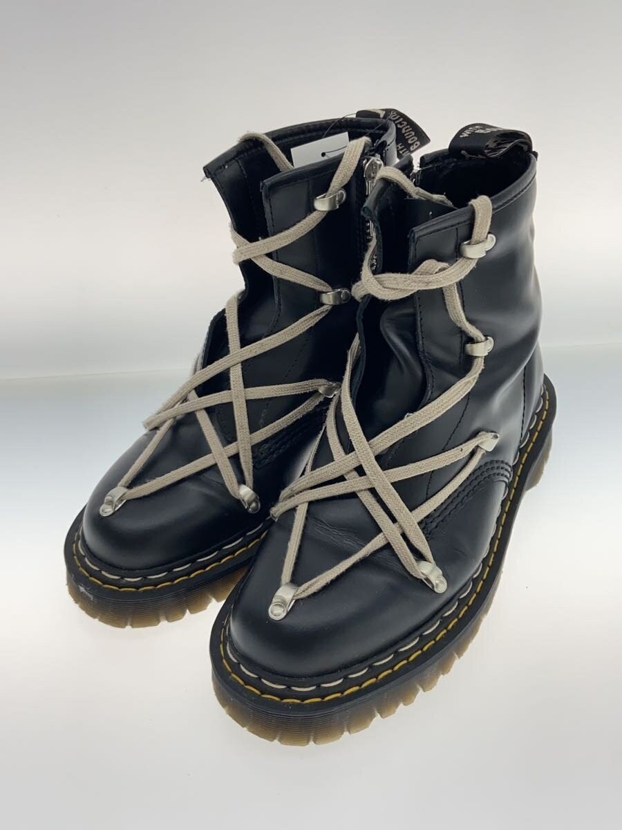 Dr.Martens × Rick Owens / レースアップブーツ/UK7/BLK/レザー/GV11V/RICK OWENS×Dr．Martens Mens Dr.Martens Dr.Martens Lace Up Boots UK7 BLK Leather GV11V