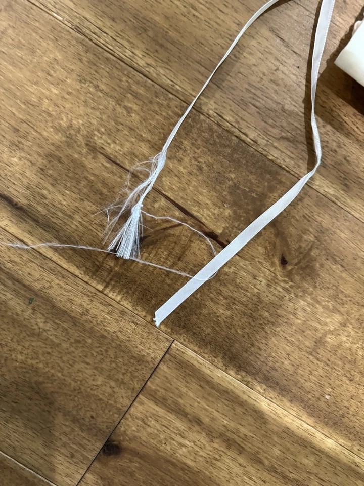 Matouk Cream Brown Embroidered Bolster Pillow Sham AS IS - Image 2 of 3