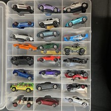 Hot Wheels Matchbox Diecast Car Lot Mixed Vintage  Modern 1:64 w Case