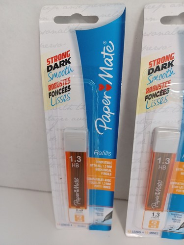 Paper Mate Druckbleistift Mine Minen 1,3 mm HB Mine 4 Röhren à 12 - Neu in Verpackung - Bild 2 von 2