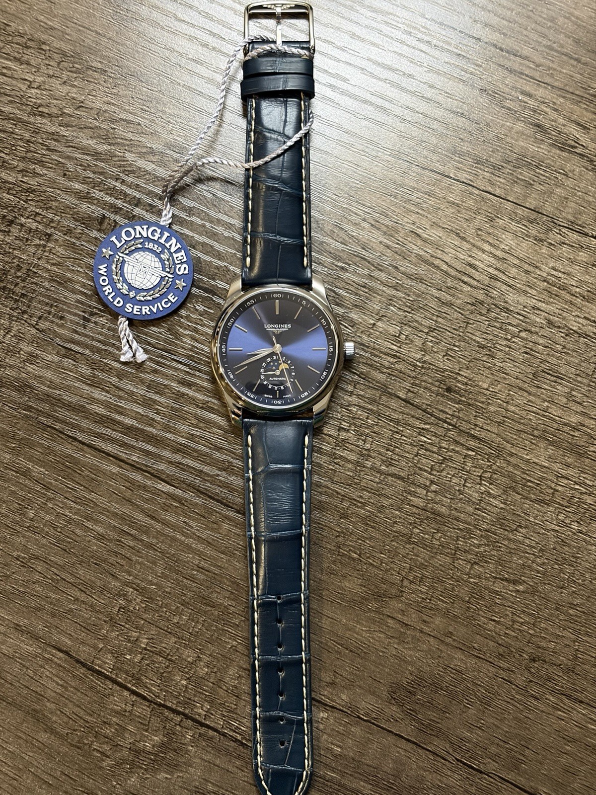 Longines Master Collection Automatic Moonphase Bl… - image 4