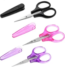 3Pcs Small Craft Scissors Sharpest Precise Stainless Steel Cutting Scissor All P
