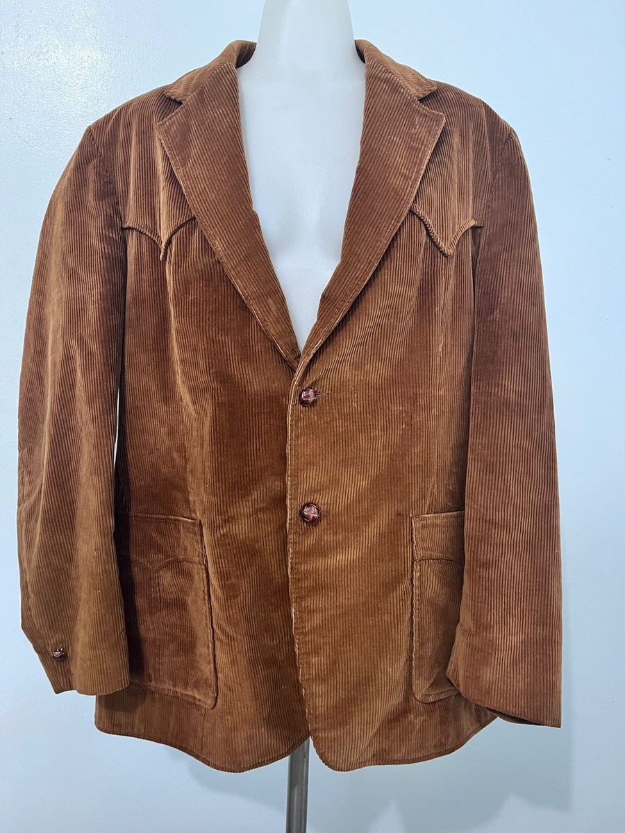 Vintage Classic Design Brad Whitney Corduroy Western  Blazer