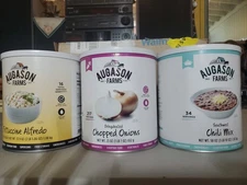 3  Mountain House/Augason Farms Freeze Dried Food #10 Emergency Camping  Lot #92