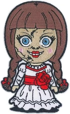Patch - C&D Visionary - Annabelle Doll 2.7"x3.9" Iron-On Embroidered Movie NEW