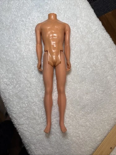 Vintage 1968 Mattel Talking Ken Doll with Bendable Knees MUTE No Head