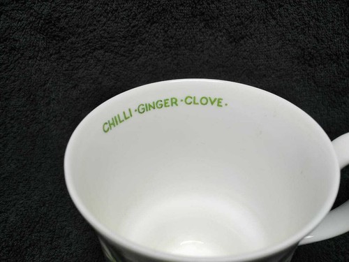 ROY KIRKHAM fine bone china HERBS N SPICES Footed MUG made in ENGLAND 1997 NUTME - Picture 3 of 5