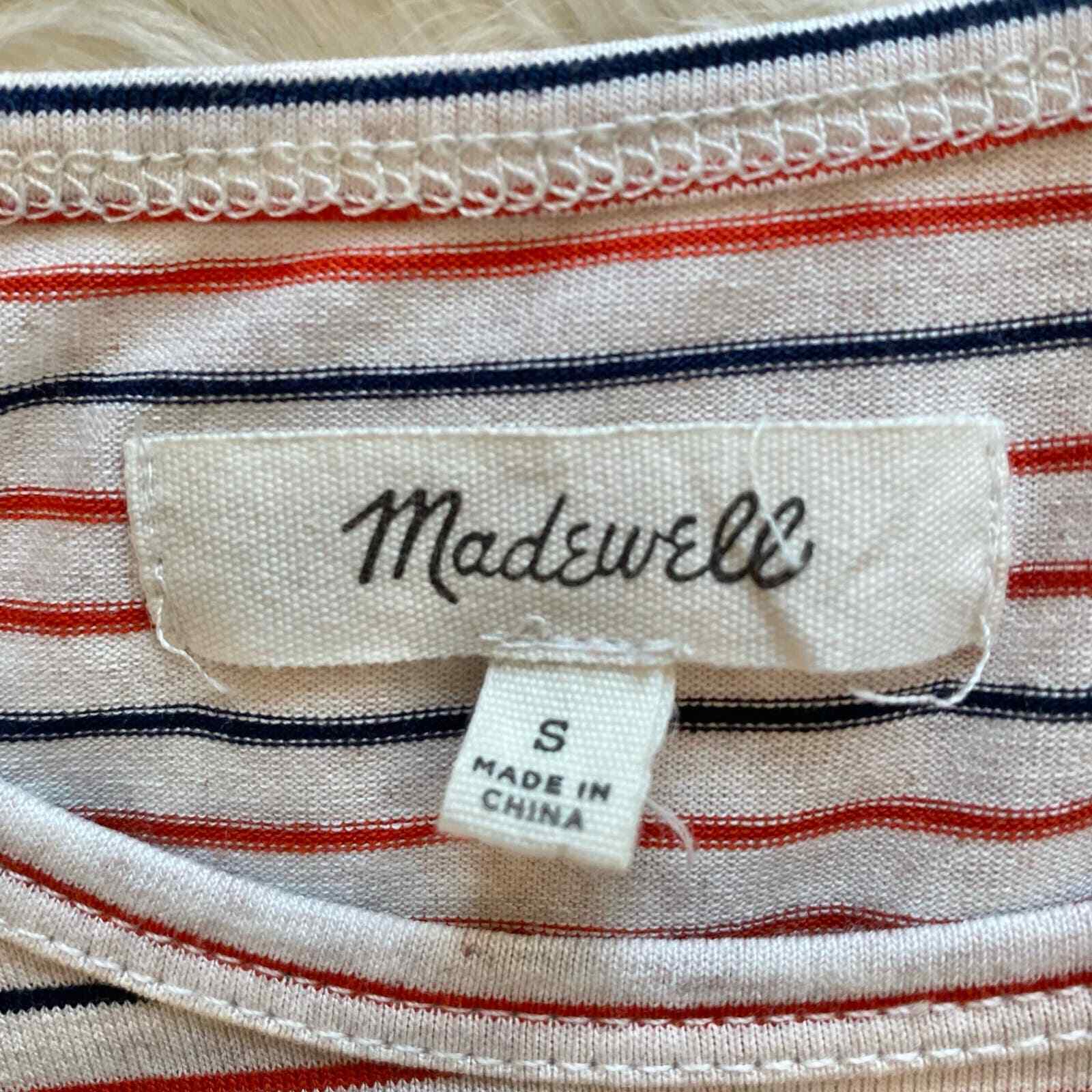 Madewell Sacramento Stripe Swingy T-Shirt Dress S… - image 5