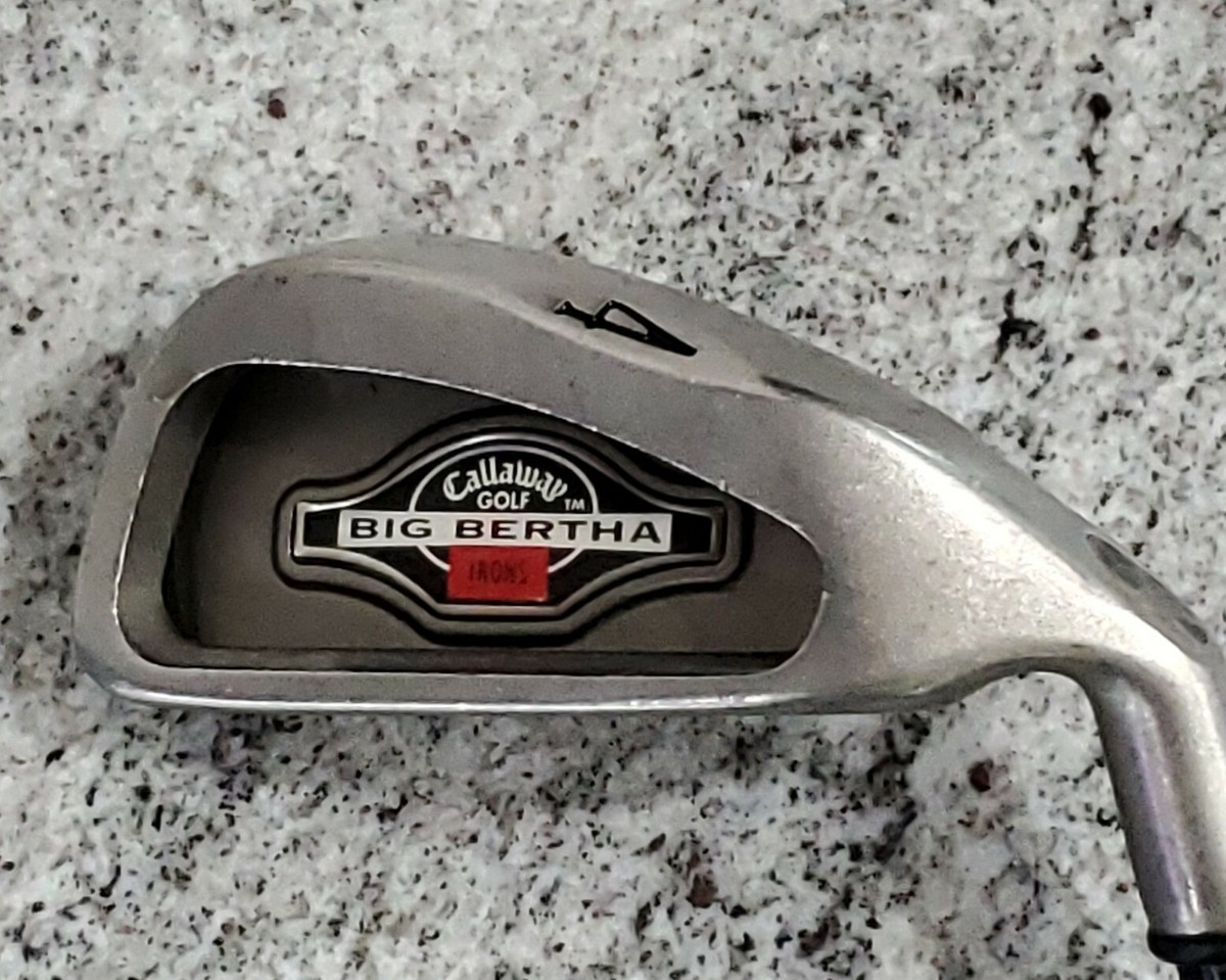 希少 キャロウェイ GREAT BIG BERTHA 4-9,P RCH 96 Callaway Big Bertha 4 Iron Golf Club RCH 96 R Flex Graphite