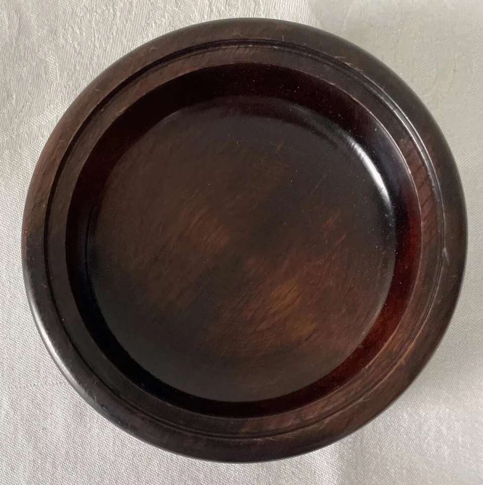 Joyero de colección Crowning Touch Collection madera caoba baratija tapa de vidrio leer Foto 3 de 4