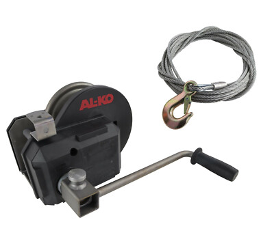ALKO Optima Seilwinde 901-A mit Seil Abrollautomatik Handwinde Handseilwinde