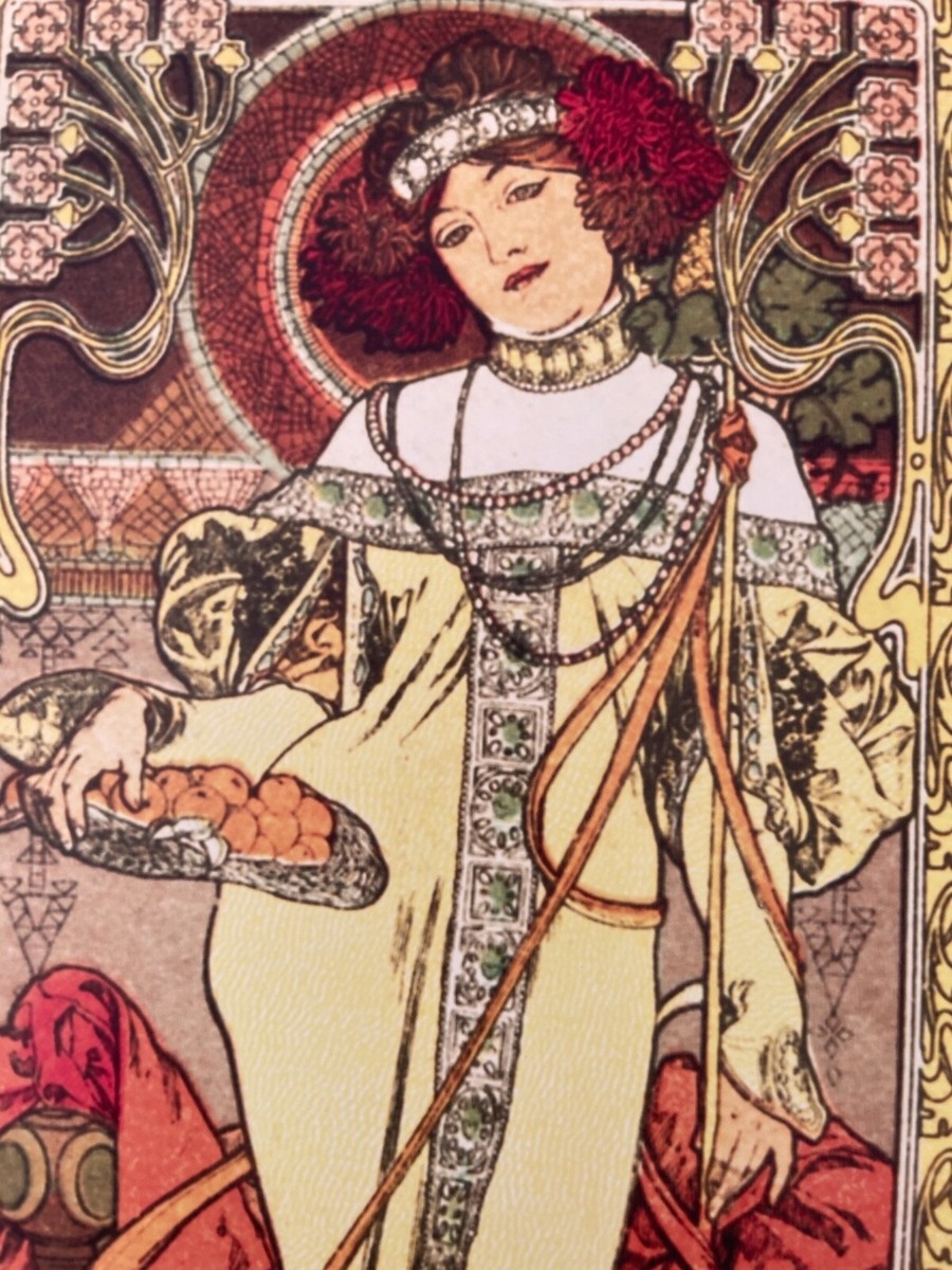 [画集] ALPHONSE MUCHA Art-com-Dance-Stretched-Canvas