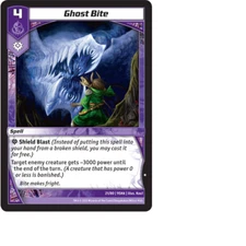 Kaijudo X3 GHOST BITE Common #21/80 9SHA (Playset) - Shattered Alliances - 2013