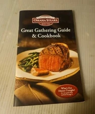 2012 Omaha Steaks Recipe Booklet "Great Gathering Guide & Cookbook" Paperback 