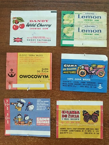 Chewing gum wrappers. Vintage inserts 11 pcs. Spearmint. Dandy. Adams - Picture 2 of 6
