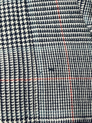Vintage Pendleton Blazer Jacket Womens Size 8 Tan Houndstooth 100% Wool - Picture 6 of 6