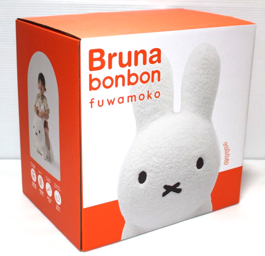 ides BRUNA BON BON Fluffy White Rabbit Miffy Fuwamoko W28 mm