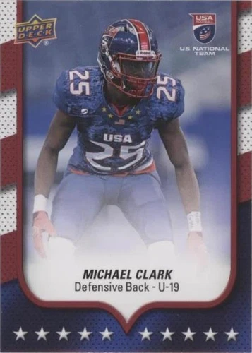 2016 Upper Deck USA Football Michael Clark #25