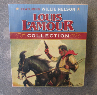 Louis L'Amour Collection Featuring Willie Nelson 7 Stories on 4 CDs SEALED NEW
