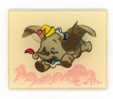 Art Corner Disneyland Flying DUMBO 1960's Vari-Vue Animation Lenticular 2x1 1/2