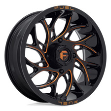 Fuel Runner D780 Orange Milled Utv / Atv Rims: 18x7 4x137 13mm, D7801870a644